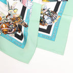 Hermès Carré 90 "THE ORIGINAL NEW ORLEANS CREOLE JAZZ 1923" Silk handkerchief in Green