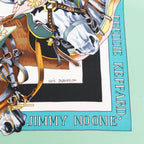 Hermès Carré 90 "THE ORIGINAL NEW ORLEANS CREOLE JAZZ 1923" Silk handkerchief in Green