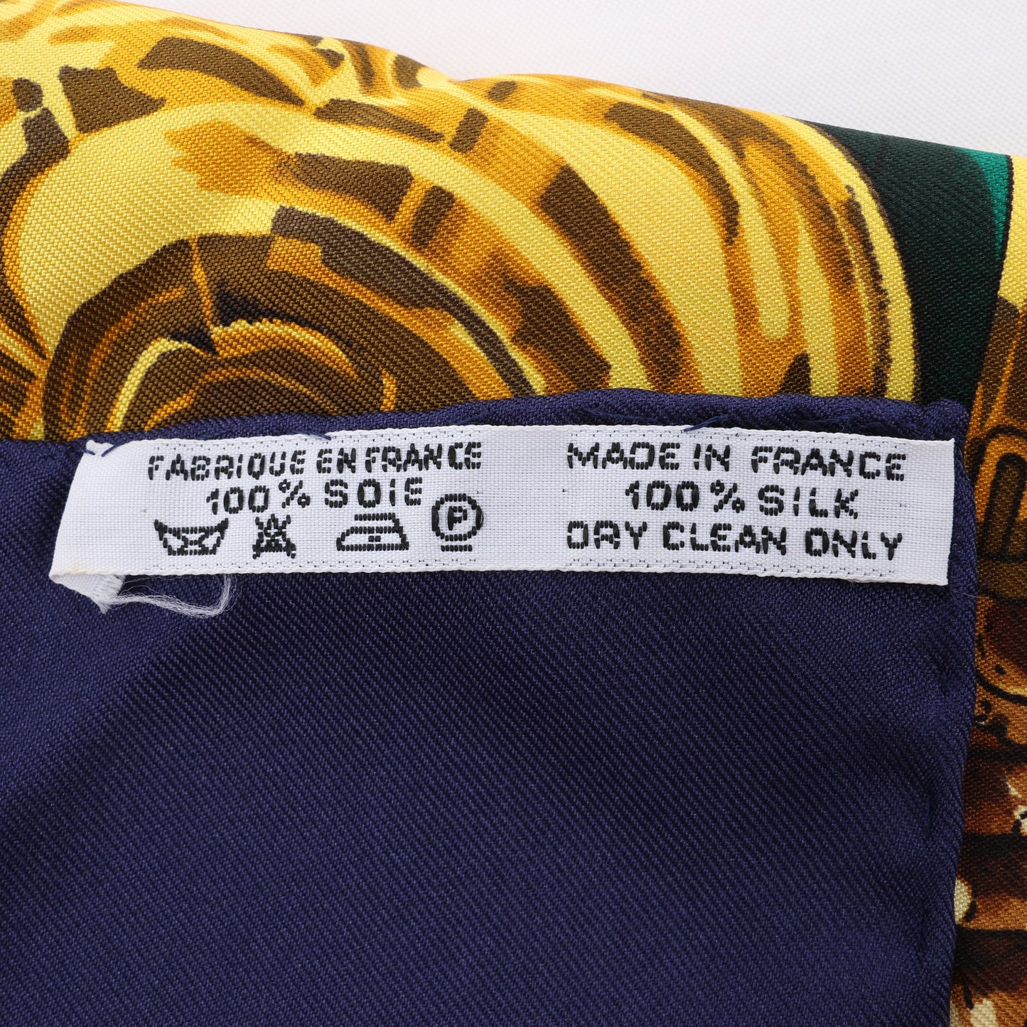 Hermès Carré 90 "THE ORIGINAL NEW ORLEANS CREOLE JAZZ 1923" Silk handkerchief in Navy Blue