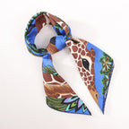 Hermès Carré 90 "THE THREE GRACES" Silk handkerchief in Navy Blue