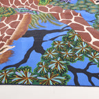 Hermès Carré 90 "THE THREE GRACES" Silk handkerchief in Navy Blue