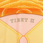 Hermès Carré 90 "TIBET" Silk handkerchief in Orange