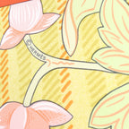 Hermès Carré 90 "TIBET" Silk handkerchief in Orange