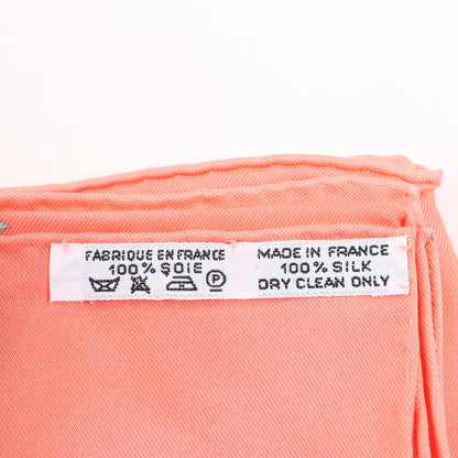 Hermès Carré 90 "Tanzanie" Silk handkerchief in Pink