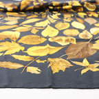 Hermès Carré 90 "Tourbillon" Silk handkerchief in Black