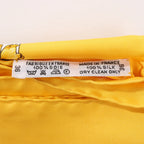 Hermès Carré 90 "Clips" Silk handkerchief in Yellow