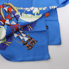 Hermès Carré 90 "Feria de Sevilla" Silk handkerchief in Blue
