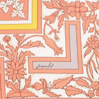 Hermès Carré 90 "Joyaux de LETE" Silk handkerchief in Pink