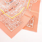Hermès Carré 90 "Joyaux de LETE" Silk handkerchief in Pink
