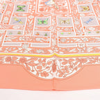 Hermès Carré 90 "Joyaux de LETE" Silk handkerchief in Pink