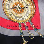 Pañuelo Hermès Carré 90 "SPRINGS" 100% seda