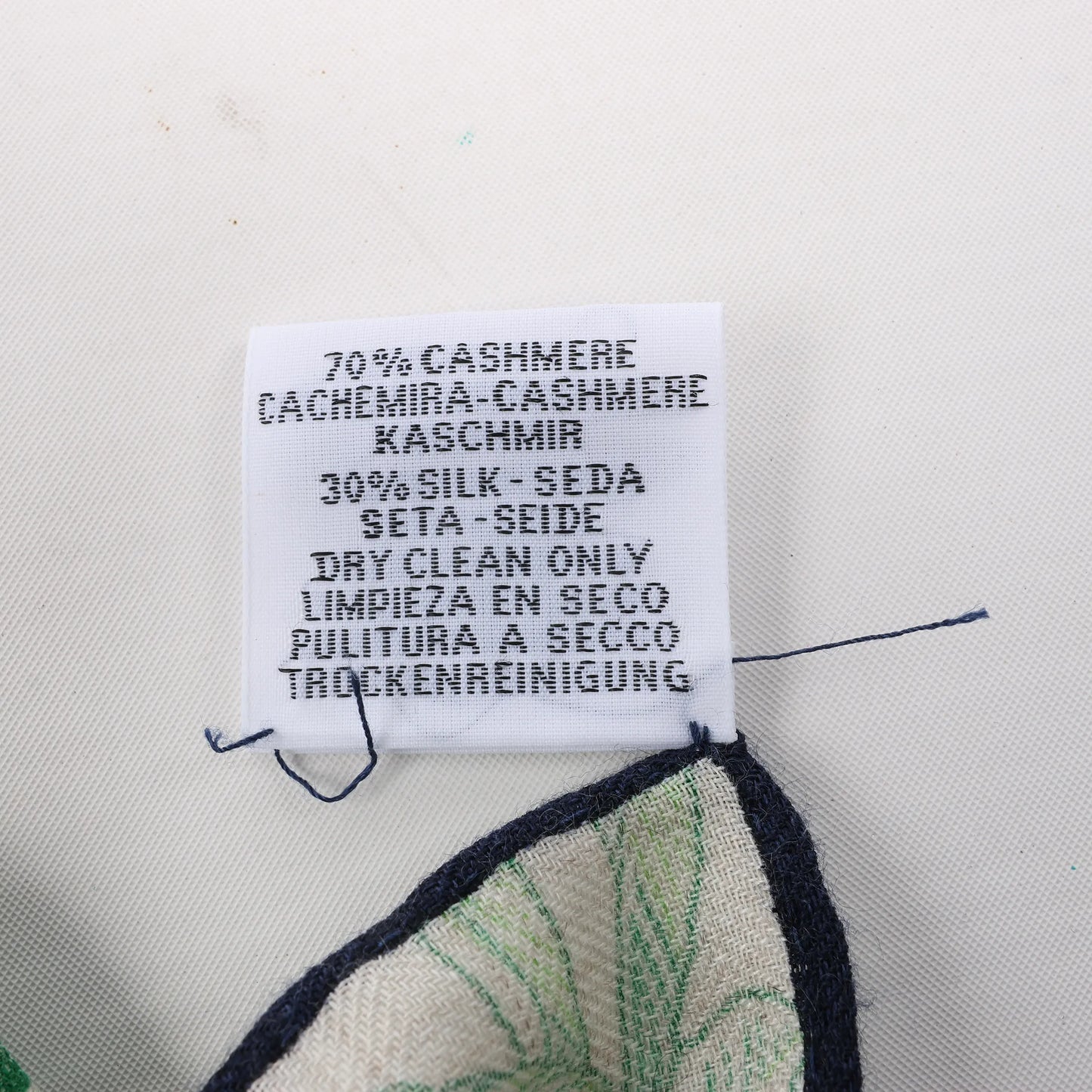 Hermès Carré Geant "BOTANICO DI PALERMO" Cashmere and Silk Scarf in Green