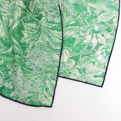 Hermès Carré Geant "BOTANICO DI PALERMO" Cashmere and Silk Scarf in Green