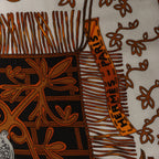 Hermès Carré Geant "CAVALIERS DU CAUCAS" Cashemere & Silk Scarf in Brown