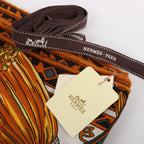 Hermès Carré Geant "CAVALIERS DU CAUCAS" Cashemere & Silk Scarf in Brown