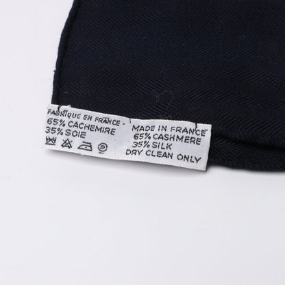 Hermès Carré Geant "LE PARADIS DU ROY" Cashmere & Silk Scarf in Black