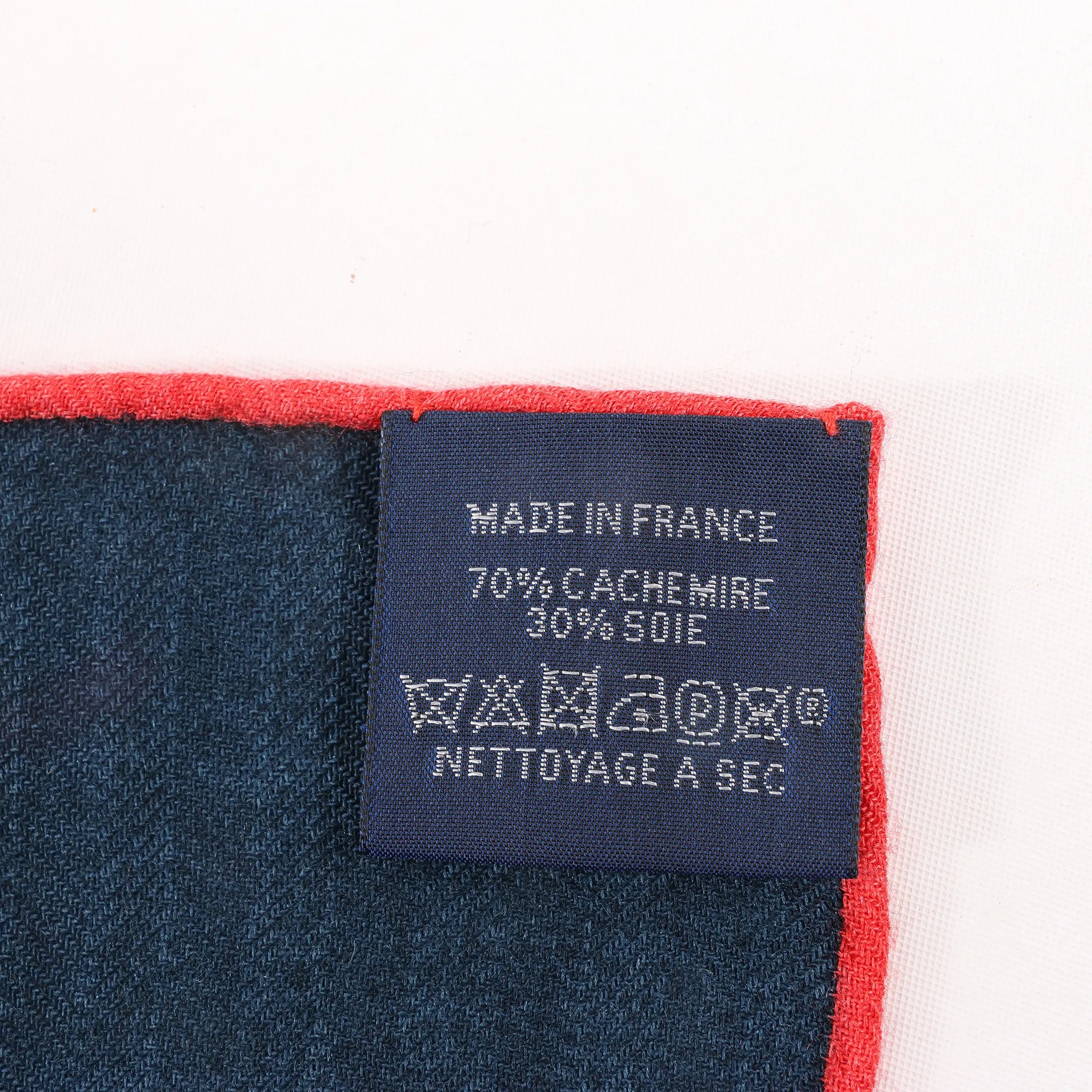 Hermès Carré Geant "La Selle Imaginaire" Cashemere & Silk Scarf in Red