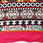Hermès Carré Géant "La Femme aux Semelles de Vent" Cashmere & Silk Scarf in Pink