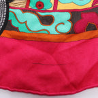 Hermès Carré Géant "La Femme aux Semelles de Vent" Cashmere & Silk Scarf in Pink