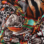 Hermès Carré Géant "La Femme aux Semelles de Vent" Cashmere & Silk Scarf in Pink