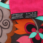 Hermès Carré Géant "La Femme aux Semelles de Vent" Cashmere & Silk Scarf in Pink