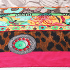 Hermès Carré Géant "La Femme aux Semelles de Vent" Cashmere & Silk Scarf in Pink