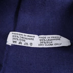 Hermès Carré Géant "VOILES DE LUMIERE" Cashmere x Silk scarf in Navy Blue