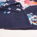 Hermès Carré Géant "Robe Legere" Cashmere x Silk handkerchief in Navy Blue