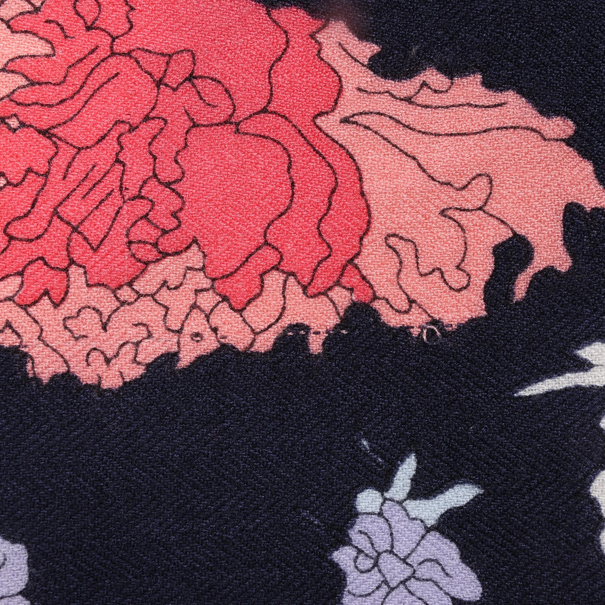 Hermès Carré Géant "Robe Legere" Cashmere x Silk handkerchief in Navy Blue