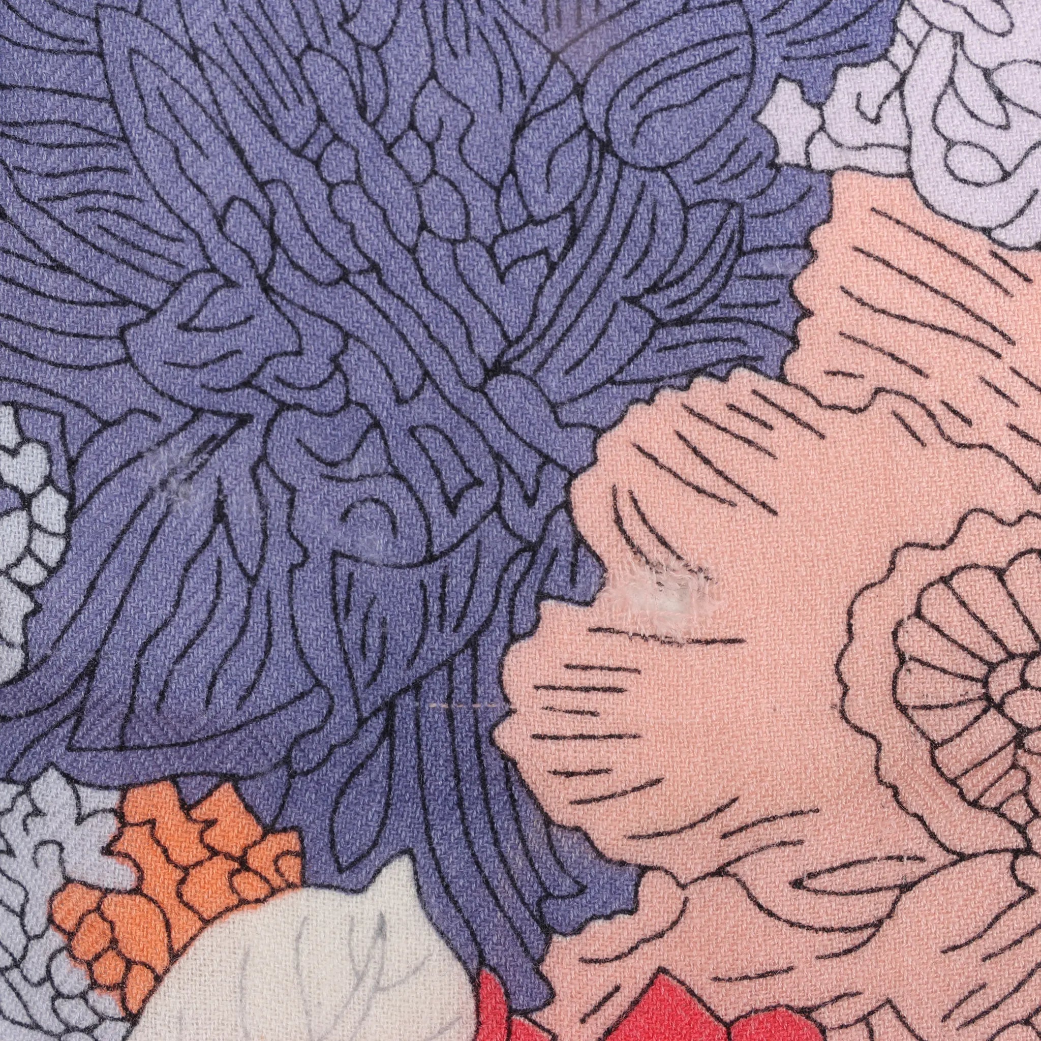 Hermès Carré Géant "Robe Legere" Cashmere x Silk handkerchief in Navy Blue