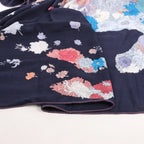 Hermès Carré Géant "Robe Legere" Cashmere x Silk handkerchief in Navy Blue