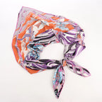 Hermès Carré Géant "De La Mer Au Ciel" Cashmere & Silk Scarf in Pink