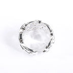 Hermes Chaîne d'Ancre Enchaînée Silver Ring, Size 54 EU