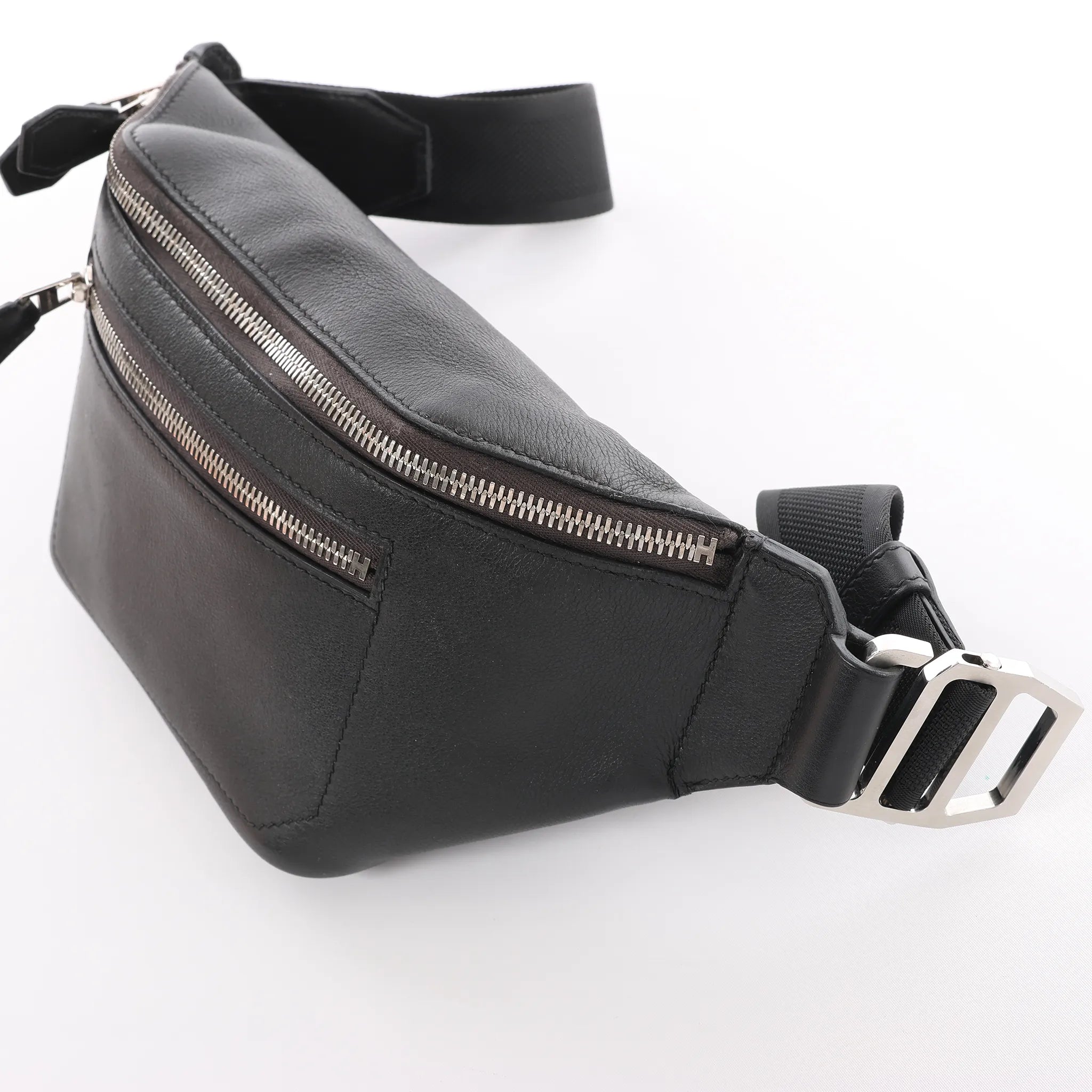 Hermès Cityslide Cross PM Taurillon Cristobal Belt Bag in Black C: 2018