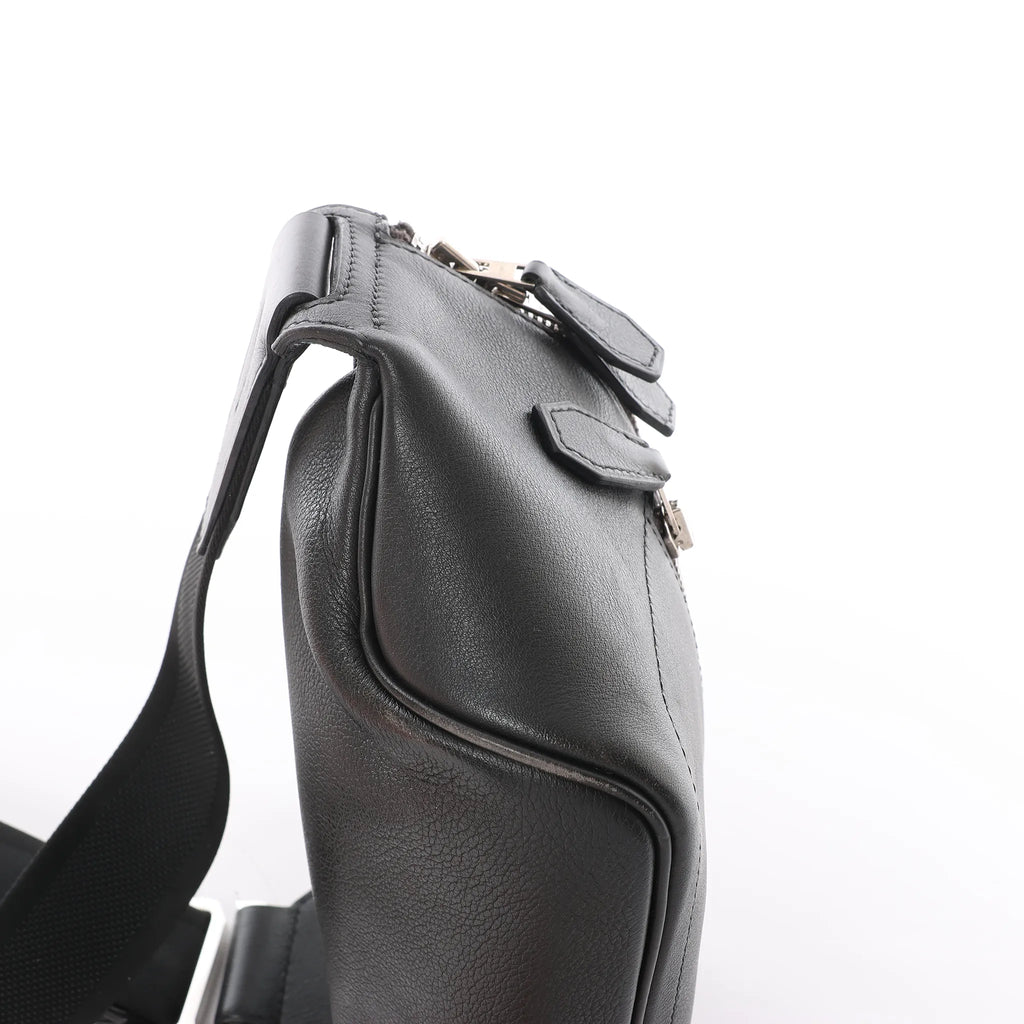 Hermès Cityslide Cross PM Taurillon Cristobal Belt Bag in Black C: 2018