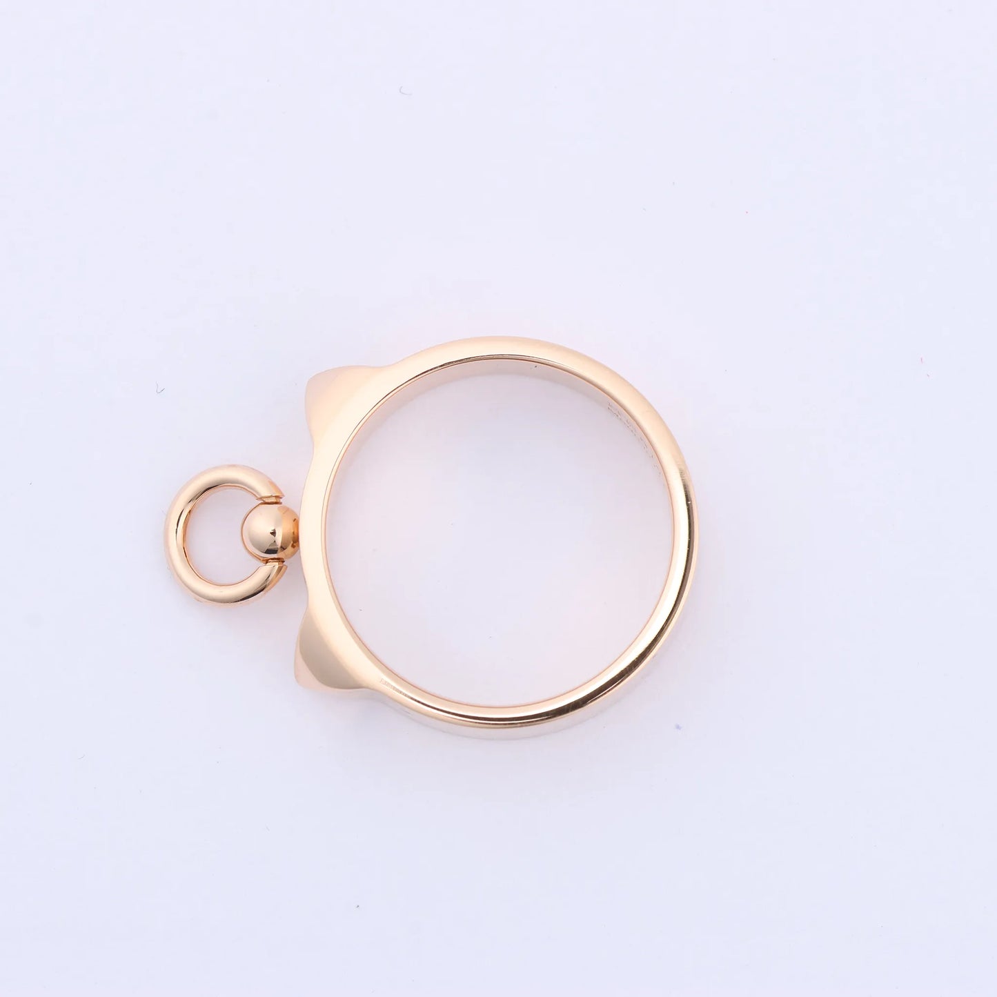 Hermes Collier de Chien Ring 750(PG) 6.5g 50 21AK270306