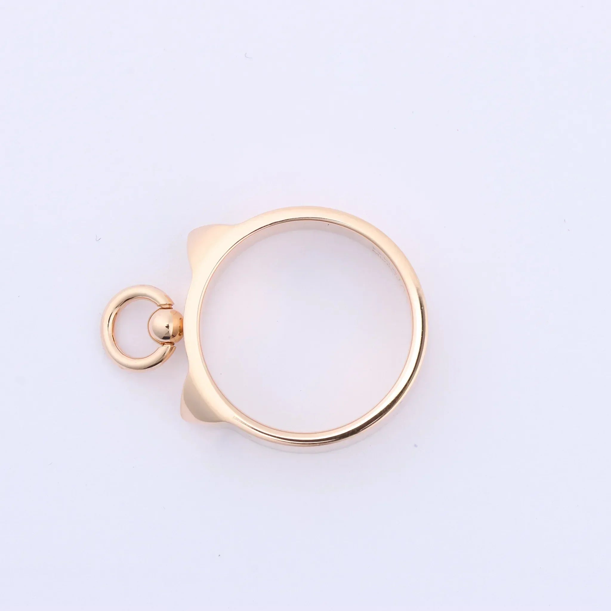 Hermes Collier de Chien Ring 750(PG) 6.5g 50 21AK270306