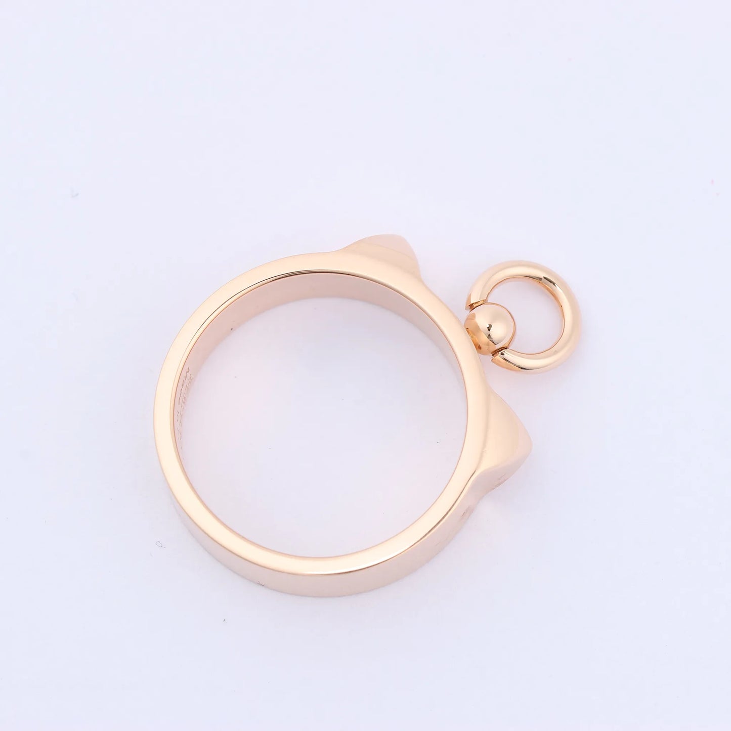 Hermes Collier de Chien Ring 750(PG) 6.5g 50 21AK270306