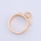 Hermes Collier de Chien Ring 750(PG) 6.5g 50 21AK270306
