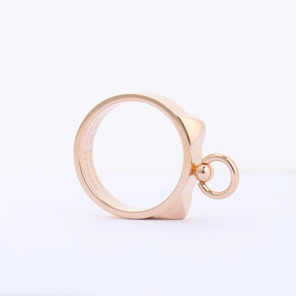 Hermes Collier de Chien Ring 750(PG) 6.5g 50 21AK270306