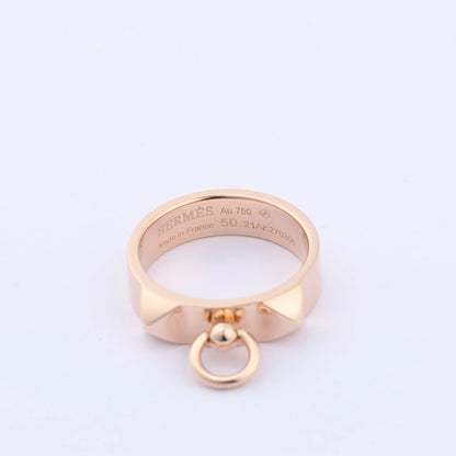 Hermes Collier de Chien Ring 750(PG) 6.5g 50 21AK270306