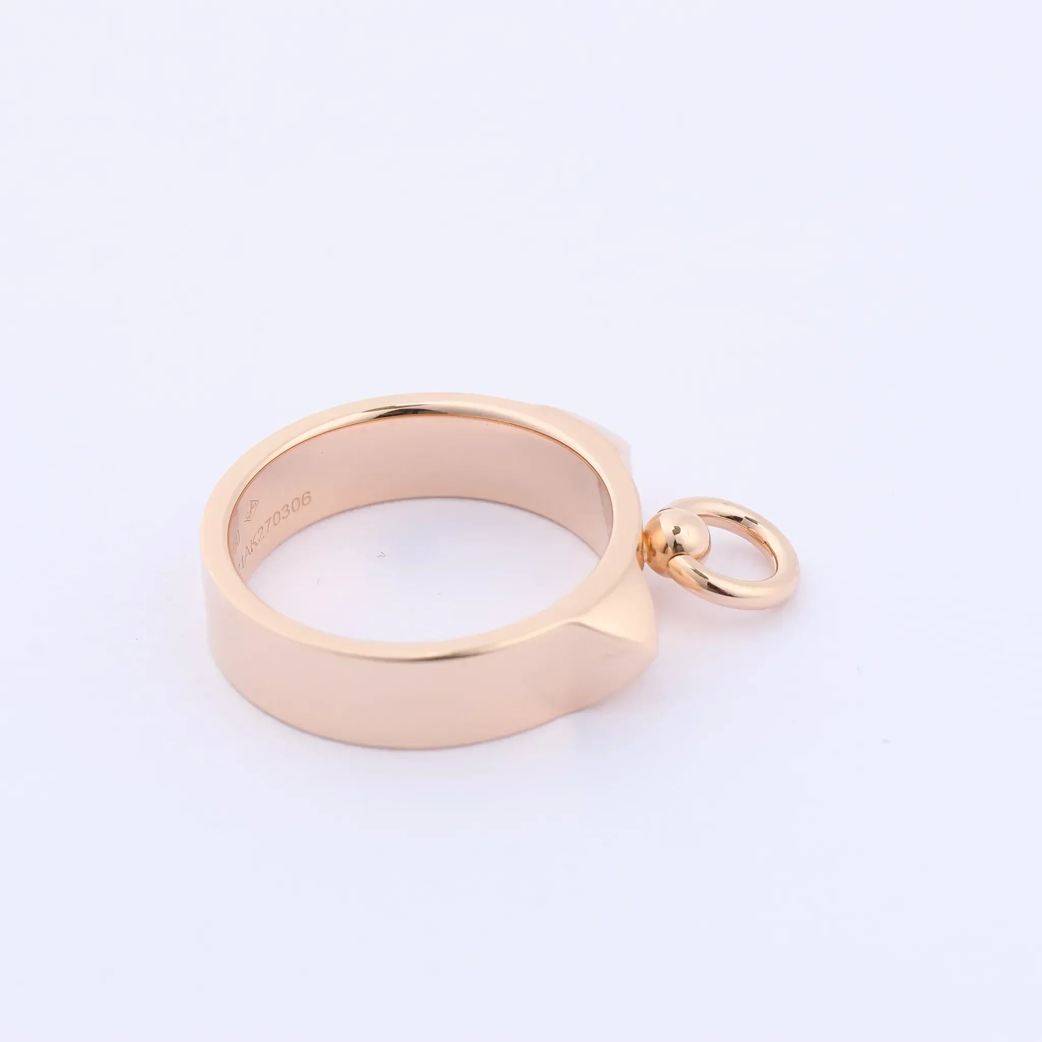 Hermes Collier de Chien Ring 750(PG) 6.5g 50 21AK270306