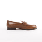 HERMES Constance Leather Loafer in Brown, Size 36 EU