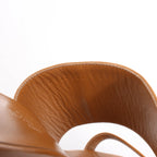 HERMES Cornelia Leather Sandals in Brown, Size 39 EU