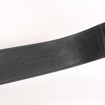 HERMES Cypre Leather Sandals in Black, Size 42 EU