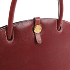 Hermès Dalvy MM Cushbell Leather Handbag in Brown Rouge □E: 2001