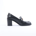 Mocasín HERMES Constance de Cuero en Marrón, Talla 36 UE