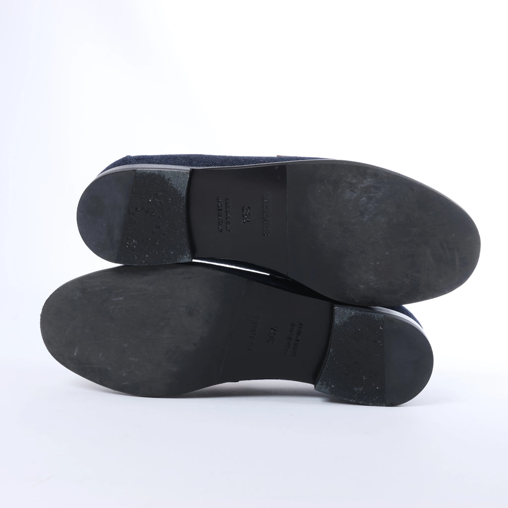 Mocasín de piel Kelly de HERMES en marrón, talla 37 UE