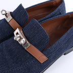 Mocasín de piel Kelly de HERMES en marrón, talla 37 UE