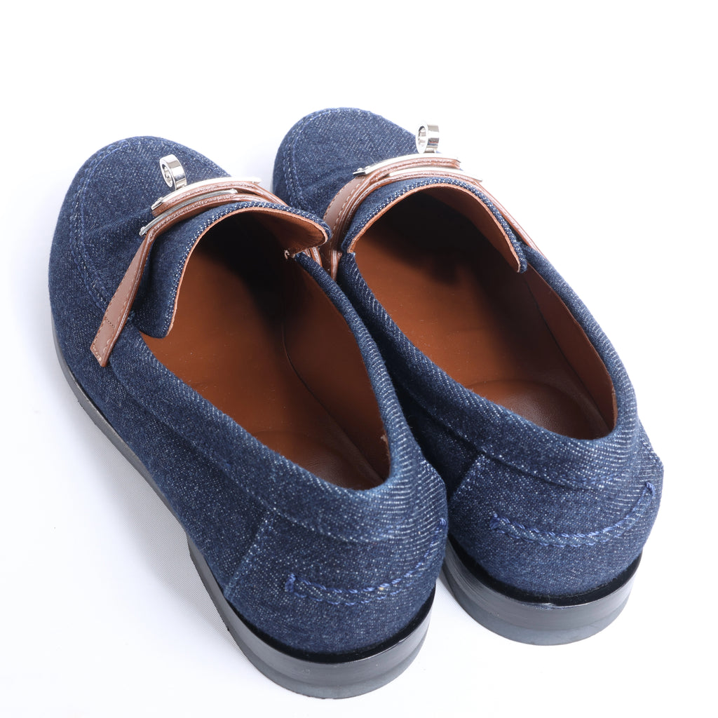 Mocasín de piel Kelly de HERMES en marrón, talla 37 UE